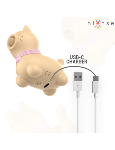 INTENSE - ESTIMULADOR DE CLITÓRIS PARA CACHORRO AMARELO