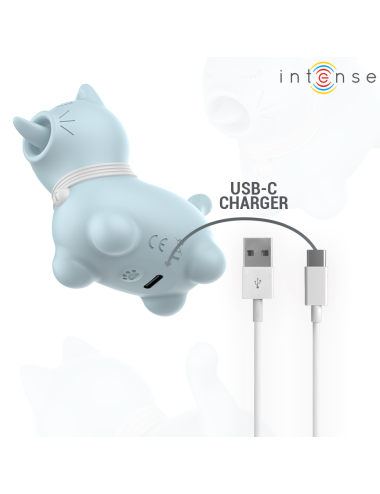 INTENSE - ESTIMULADOR DE CLITÓRIS PARA CACHORRO AZUL