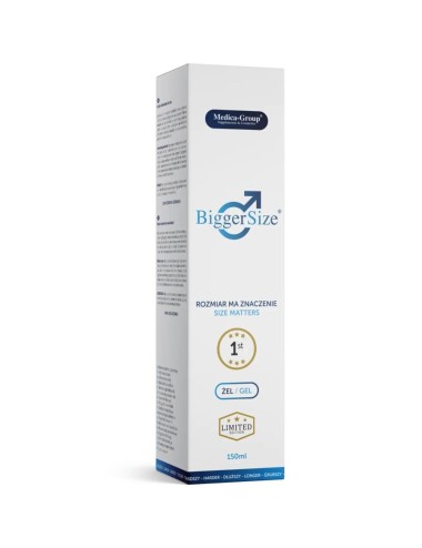 MEDICA GROUP - GEL ÍNTIMO DE TAMANHO MAIOR PARA HOMENS 150 ML