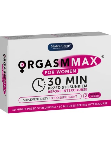 MEDICA GROUP - ORGASM MAX PARA MULHERES 2 CÁPSULAS