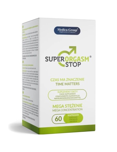 MEDICA GROUP - SUPER ORGASMO PARAR DE RETARDAR PARA HOMENS 60 CÁPSULAS