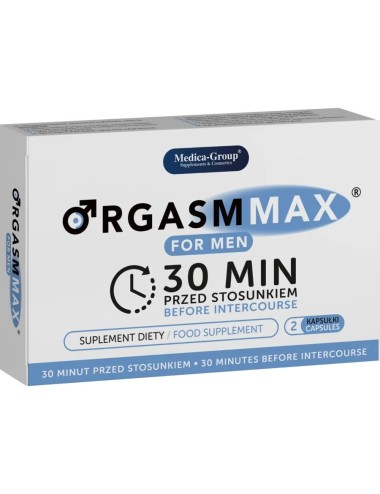 MEDICA GROUP - ORGASM MAX PARA HOMENS 2 CÁPSULAS