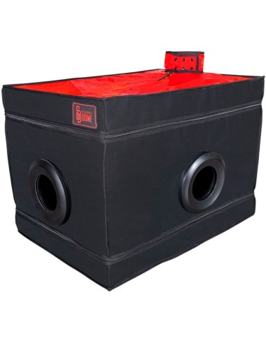 SECRET DOME - KINK CLUB LA NICHE CABIN PRETO E VERMELHO