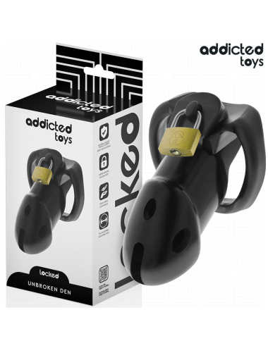ADDICTED TOYS LOCKED - GAIOLA DE PÊNIS DEN INQUEBRÁVEL 9
