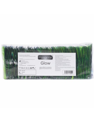 PASANTE - SACO DE PRESERVATIVOS GLOW 144 UNIDADES