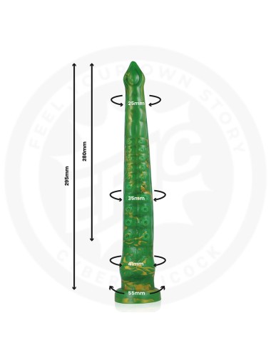 EPIC - DILDO HYLOS VERDE FLASH