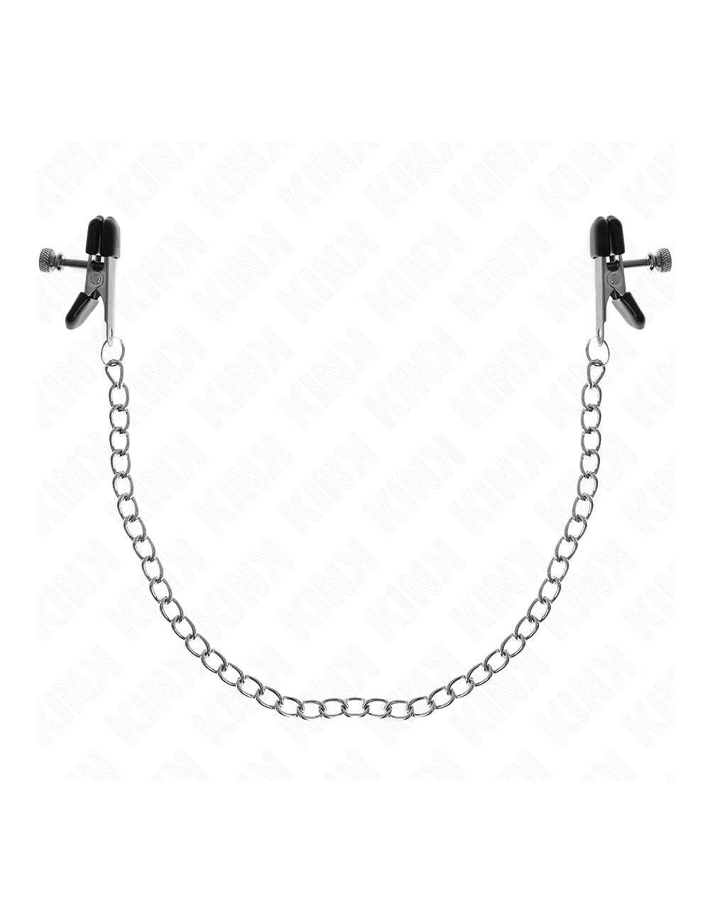 KINK - PINÇAS DE CORRENTE PLANA PRATA 34 CM