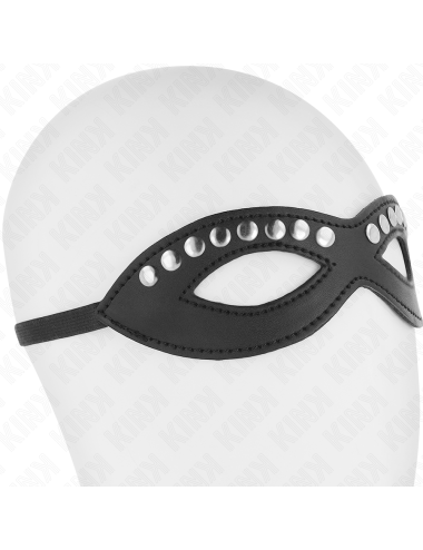 KINK - MÁSCARA DE OLHOS COM MINI REBITES MODELO 1 20,5 x 5,5 CM
