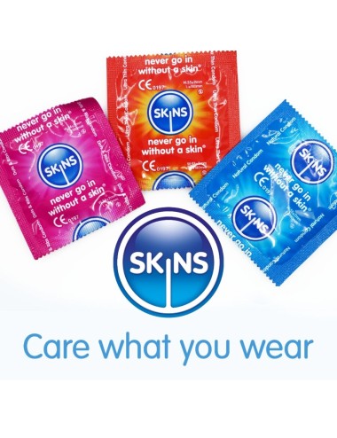 SKINS - PACOTE COM 16 PRESERVATIVOS PREMIUM VARIADOS