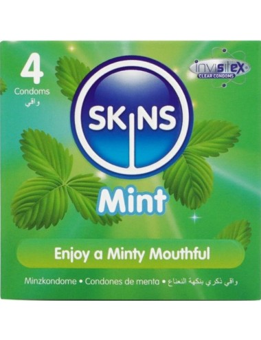 SKINS - PRESERVATIVOS MINT PREMIUM PACOTE 4