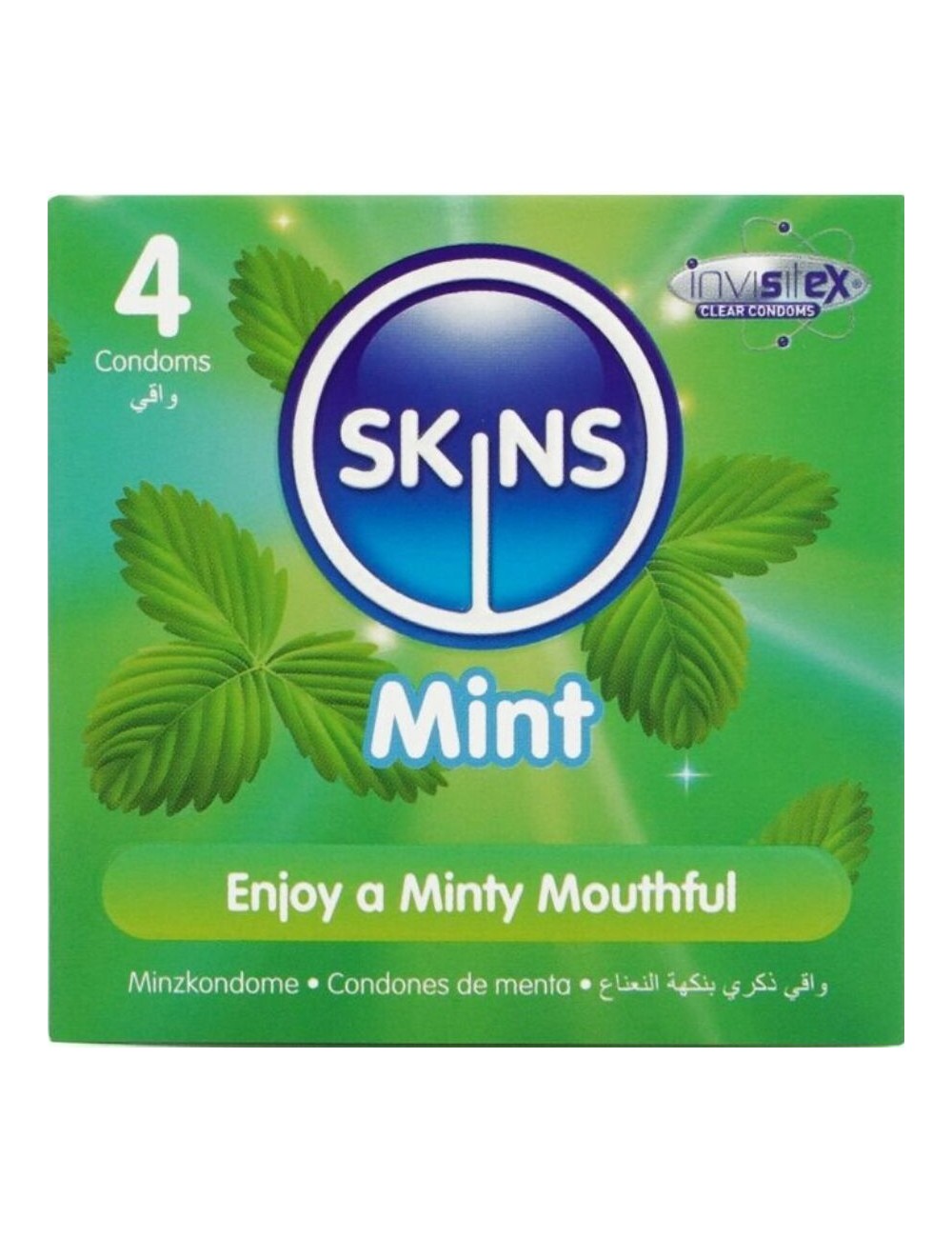 SKINS - PRESERVATIVOS MINT PREMIUM PACOTE 4 SKINS - PRESERVATIVOS MINT PREMIUM PACOTE 4