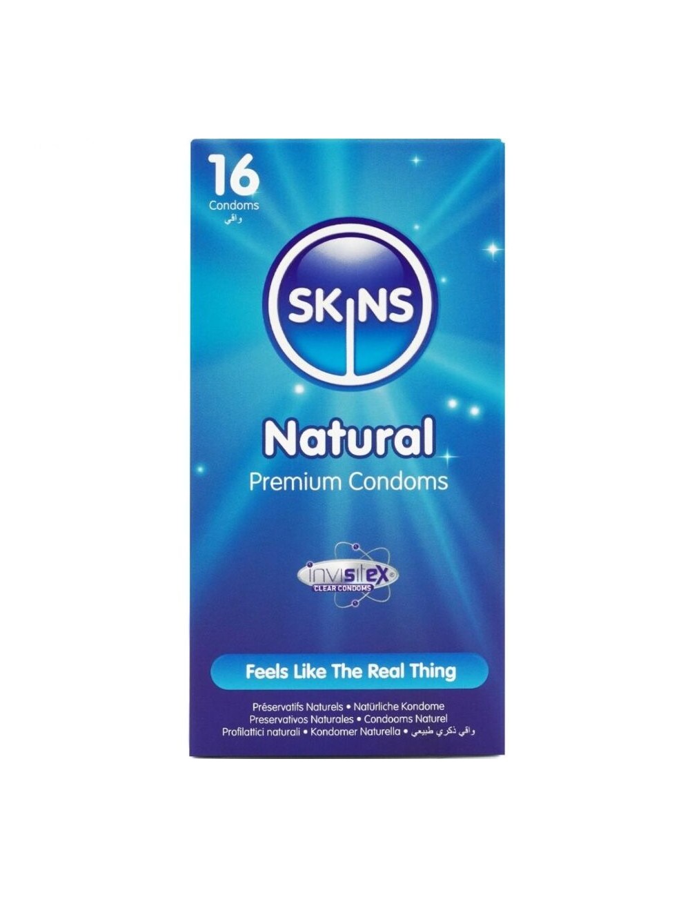 SKINS - PRESERVATIVOS NATURAIS PREMIUM PACOTE 16 SKINS - PRESERVATIVOS NATURAIS PREMIUM PACOTE 16