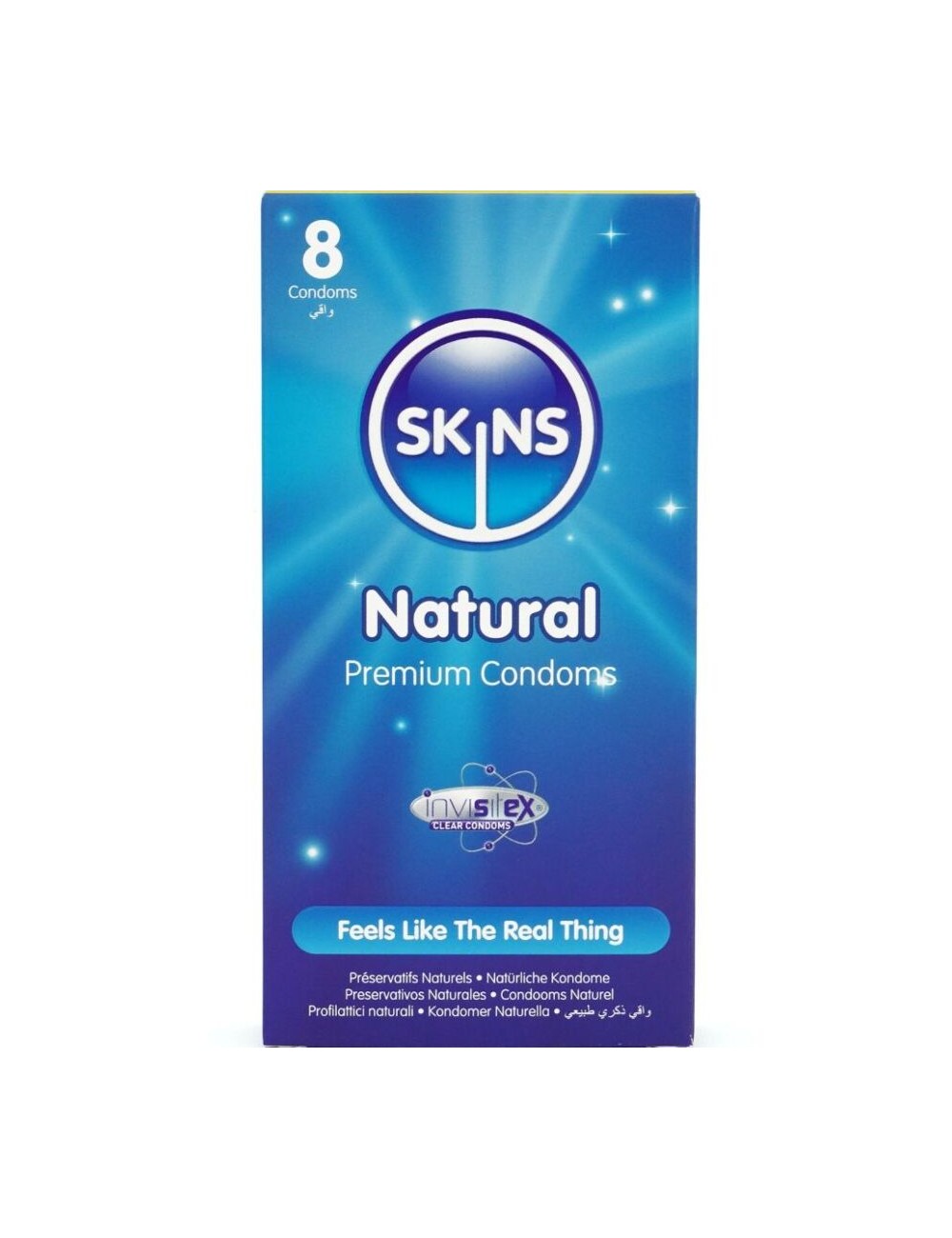 SKINS - PRESERVATIVOS NATURAIS PREMIUM PACOTE 8 SKINS - PRESERVATIVOS NATURAIS PREMIUM PACOTE 8
