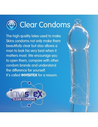 SKINS - PRESERVATIVOS NATURAIS PREMIUM PACOTE 8
