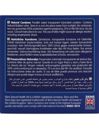 SKINS - PRESERVATIVOS NATURAIS PREMIUM PACOTE 4
