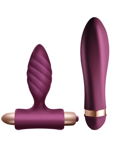 CLIMAXIMUM - KIT DESIRE VIBRADOR TORCIDO + PLUG ANAL