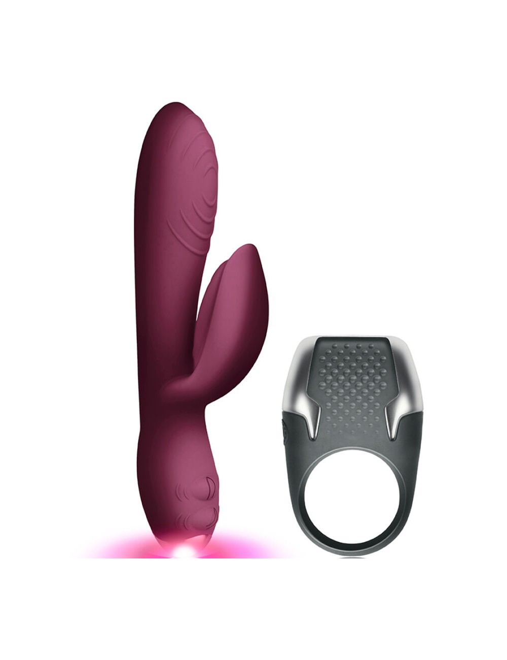 CLIMAXIMUM - KIT LAMOUR VIBRADOR COELHO + ANEL DE PÉNIS DE LED CLIMAXIMUM - KIT LAMOUR VIBRADOR COELHO + ANEL DE PÉNIS DE LED