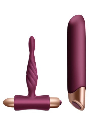 CLIMAXIMUM - KIT RAPTURE VIBRADOR CLÁSSICO + PLUG ANAL PARA INICIANTES