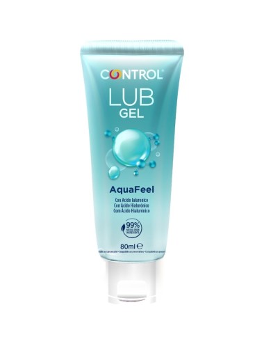 CONTROL - LUBRIFICANTE AQUAFEEL COM ÁCIDO HIALURÔNICO 80 ML
