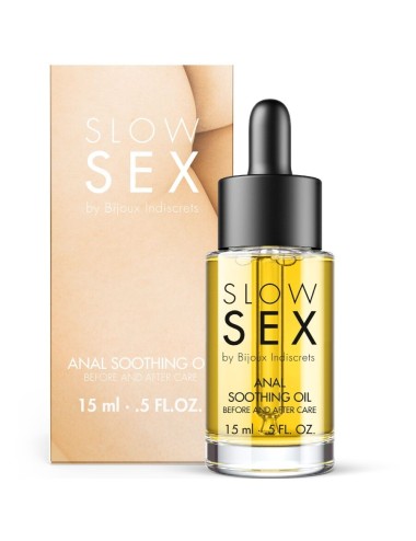 BIJOUX INDISCRETS - ÓLEO ANAL CALMANTE PARA SEXO LENTO 15 ML
