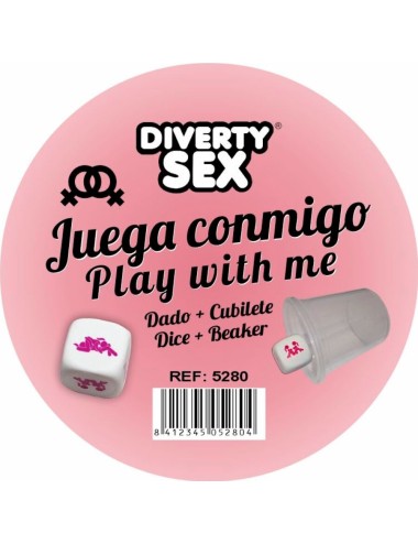 DIABLO PICANTE - DADOS DUROS BRANCOS COM POSIÇÕES DE MULHER E CUBO