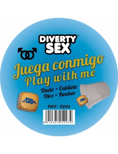 DIABLO PICANTE - DADO DURO DOURADO COM POSIÇÕES DE HOMENS E CUBO