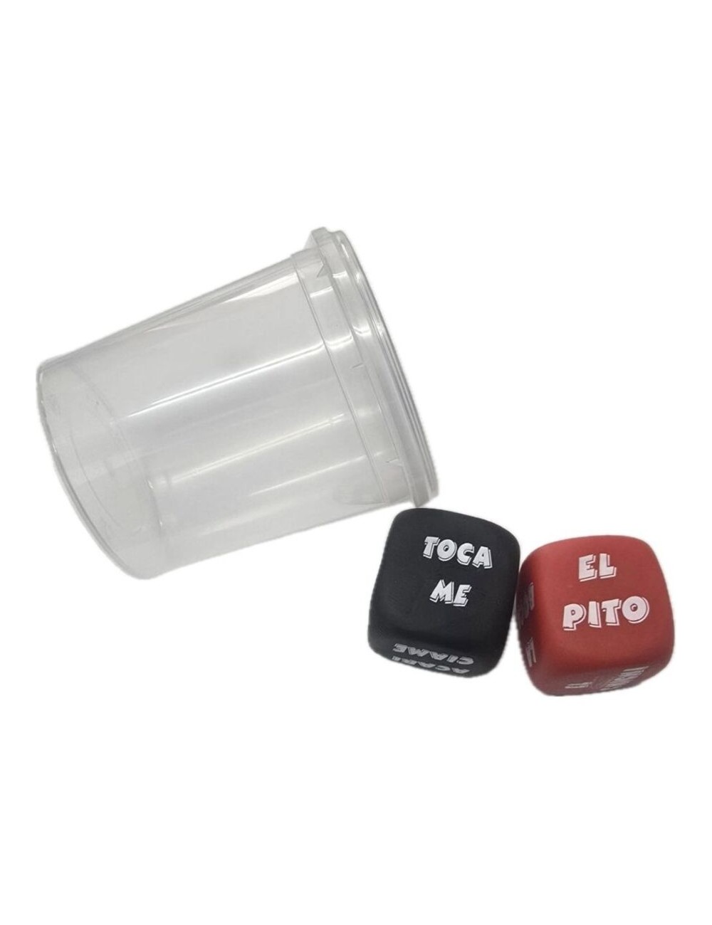 DIABLO PICANTE - JOGO DE DADOS VERBO + PARTE DO CORPO COM COPO