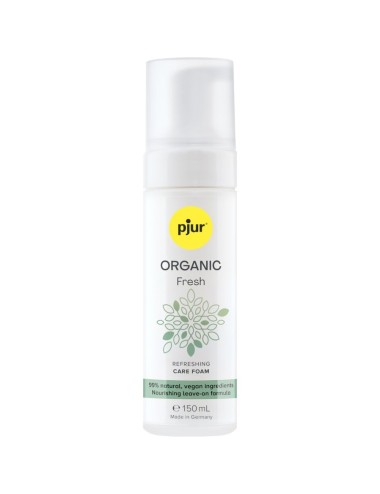 PJUR - ESPUMA REFRESCANTE ORGÂNICA FRESCANTE VEGANO SEM ENXÁGUE 150 ML