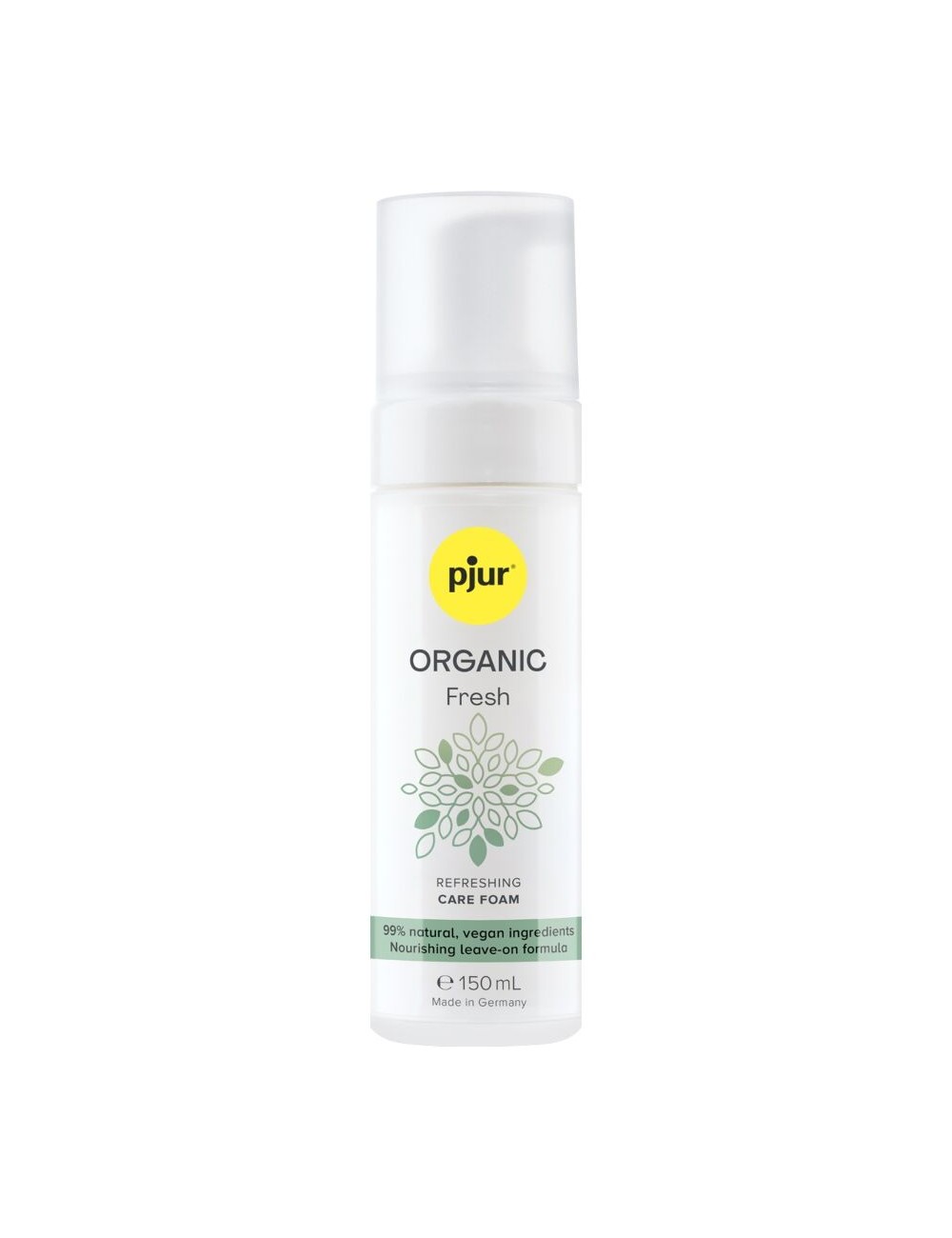 PJUR - ESPUMA REFRESCANTE ORGÂNICA FRESCANTE VEGANO SEM ENXÁGUE 150 ML