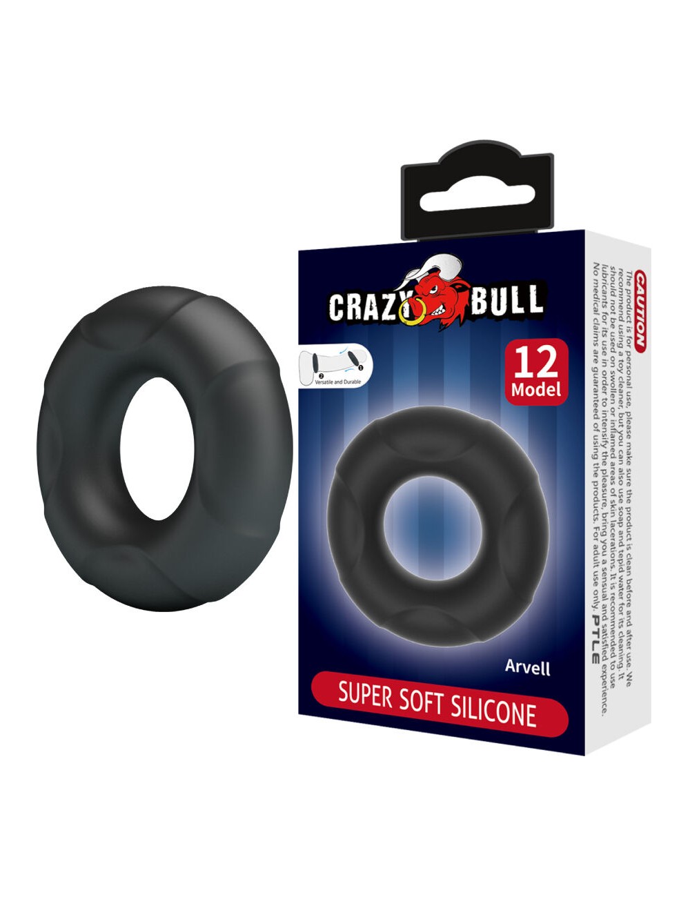 CRAZY BULL - ANEL DE SILICONE ARVELL MODELO 12