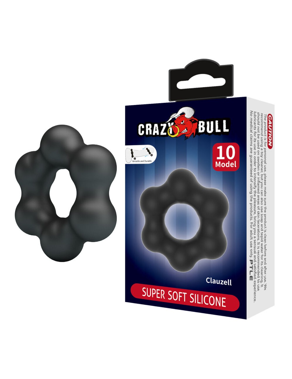 CRAZY BULL - ANEL DE SILICONE CLAUZELL MODELO 10