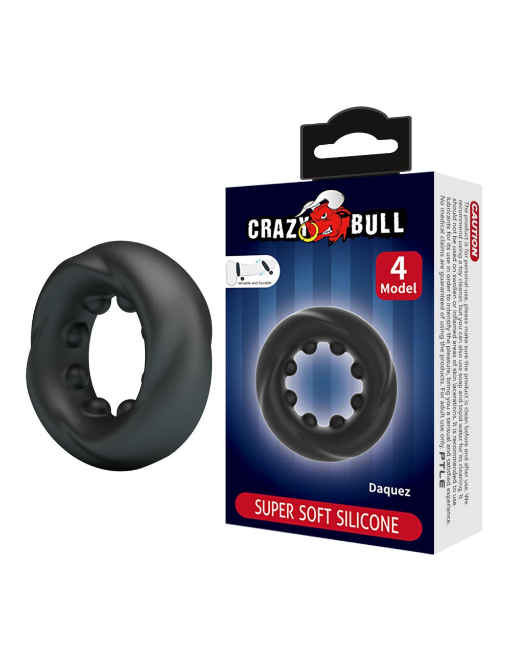CRAZY BULL - ANEL DE SILICONE DAQUEZ MODELO 4