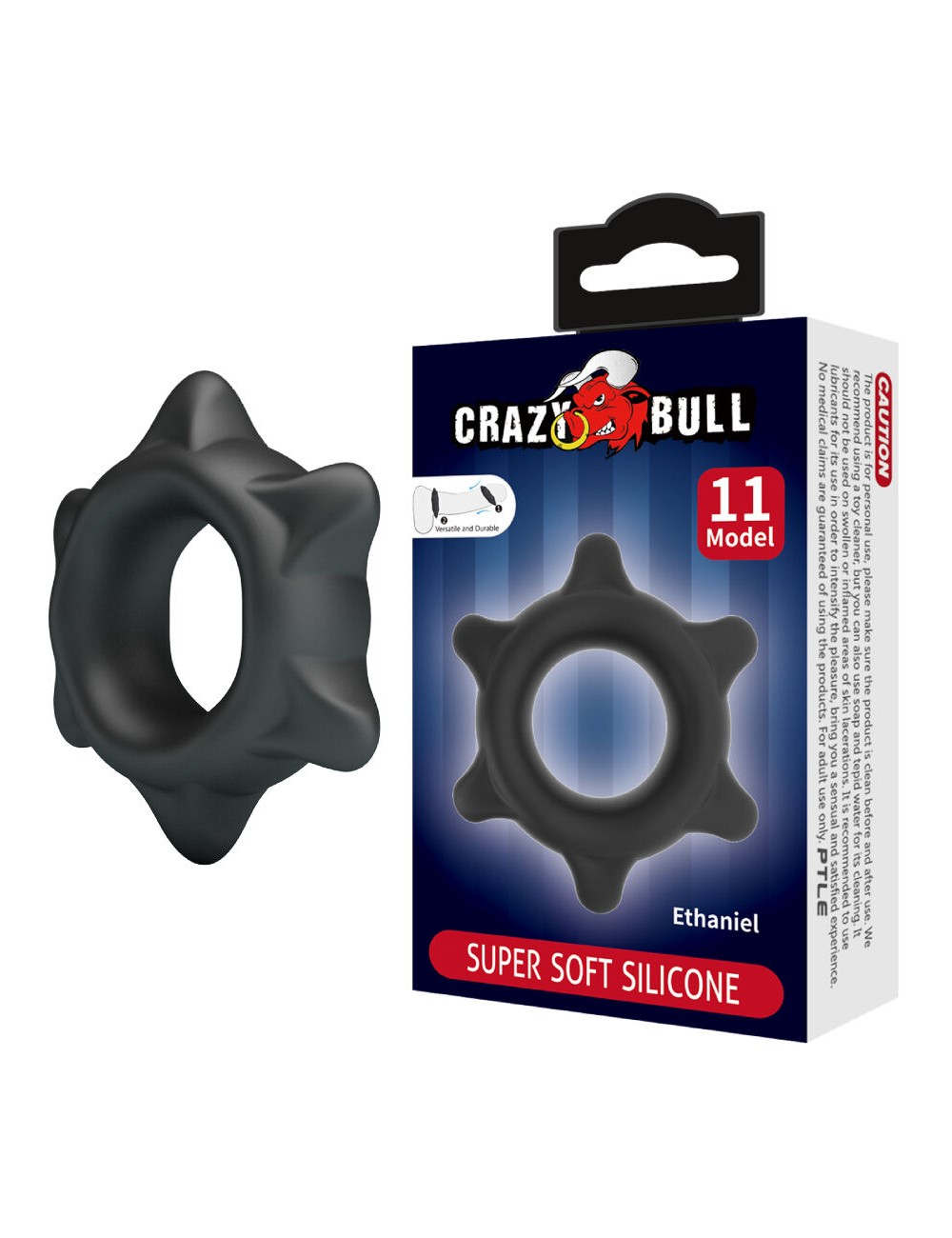 CRAZY BULL - ANEL DE SILICONE ETHANIEL MODELO 11