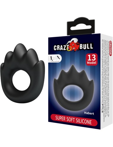 CRAZY BULL - ANEL DE SILICONE HABERT MODELO 13