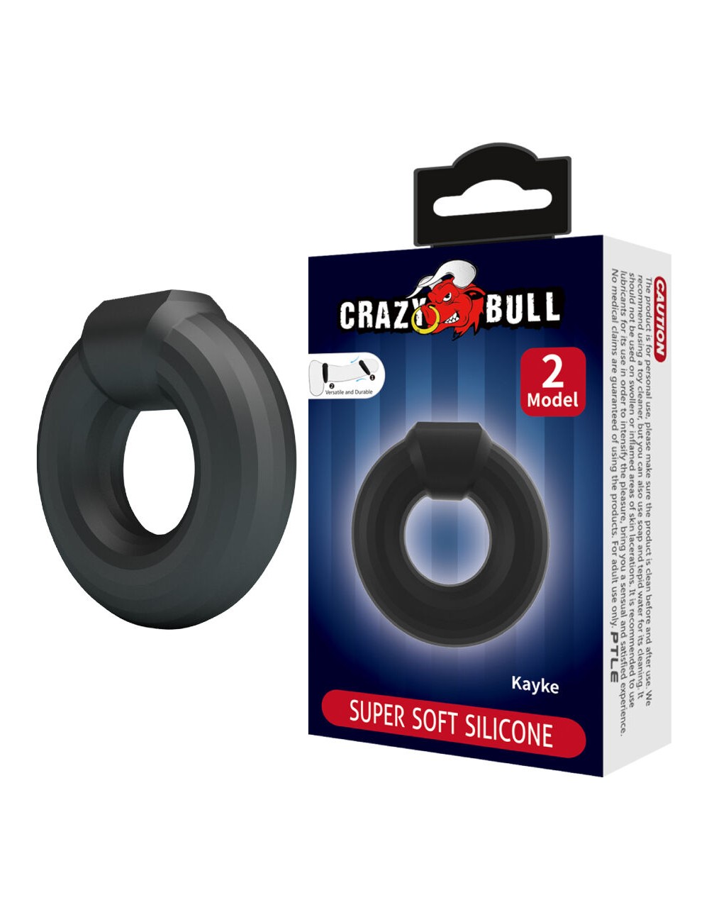 CRAZY BULL - ANEL DE SILICONE KAYKE MODELO 2