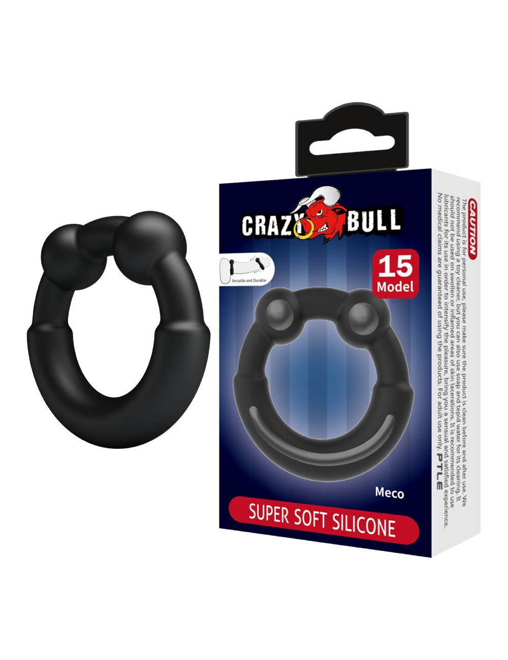 CRAZY BULL - ANEL DE SILICONE MECO MODELO 15