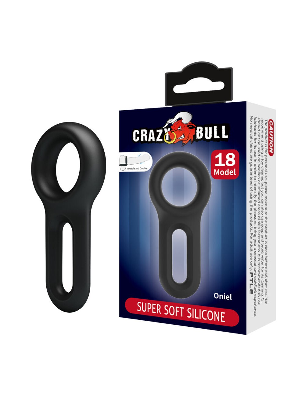 CRAZY BULL - ANEL DE SILICONE ONIEL MODELO 18