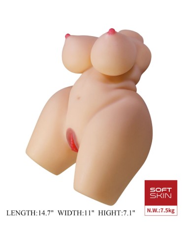 CRAZY BULL - GRACE TRONCO FEMININO REALISTA VAGINA E ANAL 7