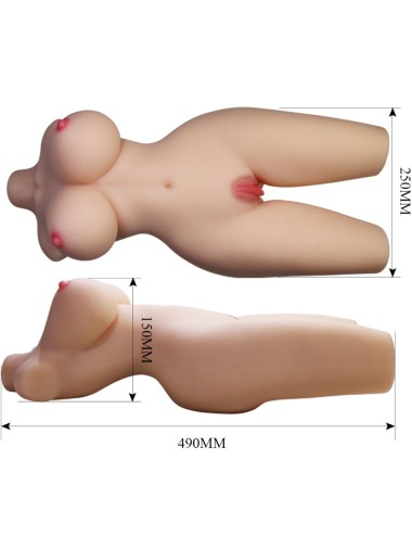CRAZY BULL - TIFFANY TORSO FEMININO REALISTA VAGINA E ANAL 5,5 KG