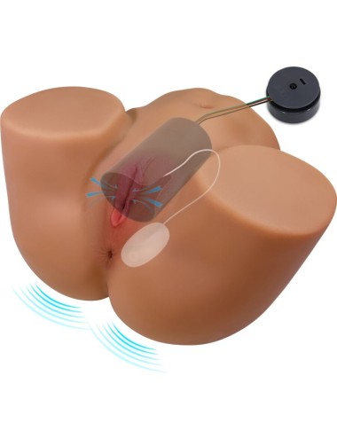 CRAZY BULL - GERIANN VIBRADOR DE BULL FEMININO REALISTA E SUCÇÃO COM SOM 5,5 KG