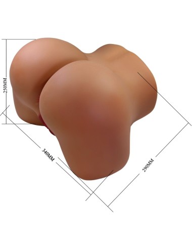 CRAZY BULL - WENDY VIBRADOR DE BUMBUM FEMININO REALISTA E SUCÇÃO COM SOM 11 KG