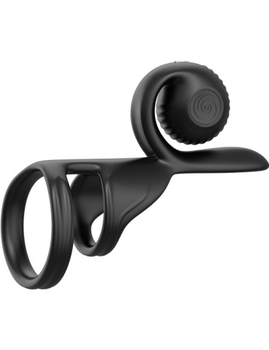 SNAIL VIBE - JOVI COUPLES RING CONTROLE REMOTO PRETO