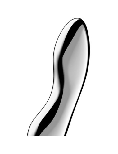 SATISFYER - COSMIC CREST 2 DILDO DE AÇO INOXIDÁVEL COM DUAS EXTREMIDADES