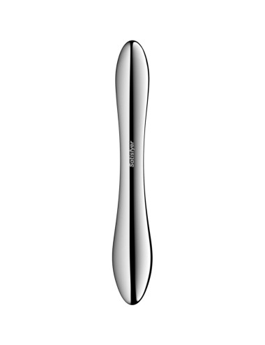 SATISFYER - PURE GRAVITY 1 DILDO DE AÇO INOXIDÁVEL COM DUAS EXTREMIDADES