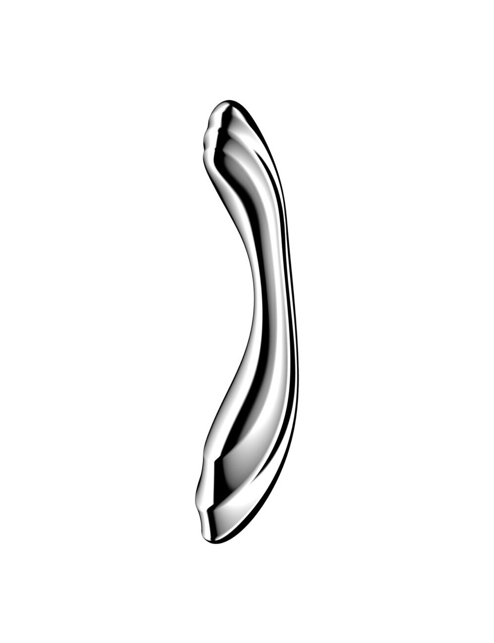 SATISFYER - PURE GRAVITY 2 DILDO DE AÇO INOXIDÁVEL COM DUAS EXTREMIDADES