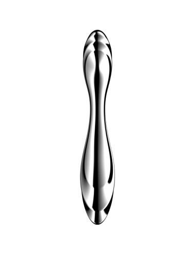 SATISFYER - PURE GRAVITY 2 DILDO DE AÇO INOXIDÁVEL COM DUAS EXTREMIDADES