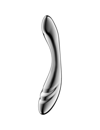 SATISFYER - PURE GRAVITY 3 DILDO DE AÇO INOXIDÁVEL COM DUAS EXTREMIDADES
