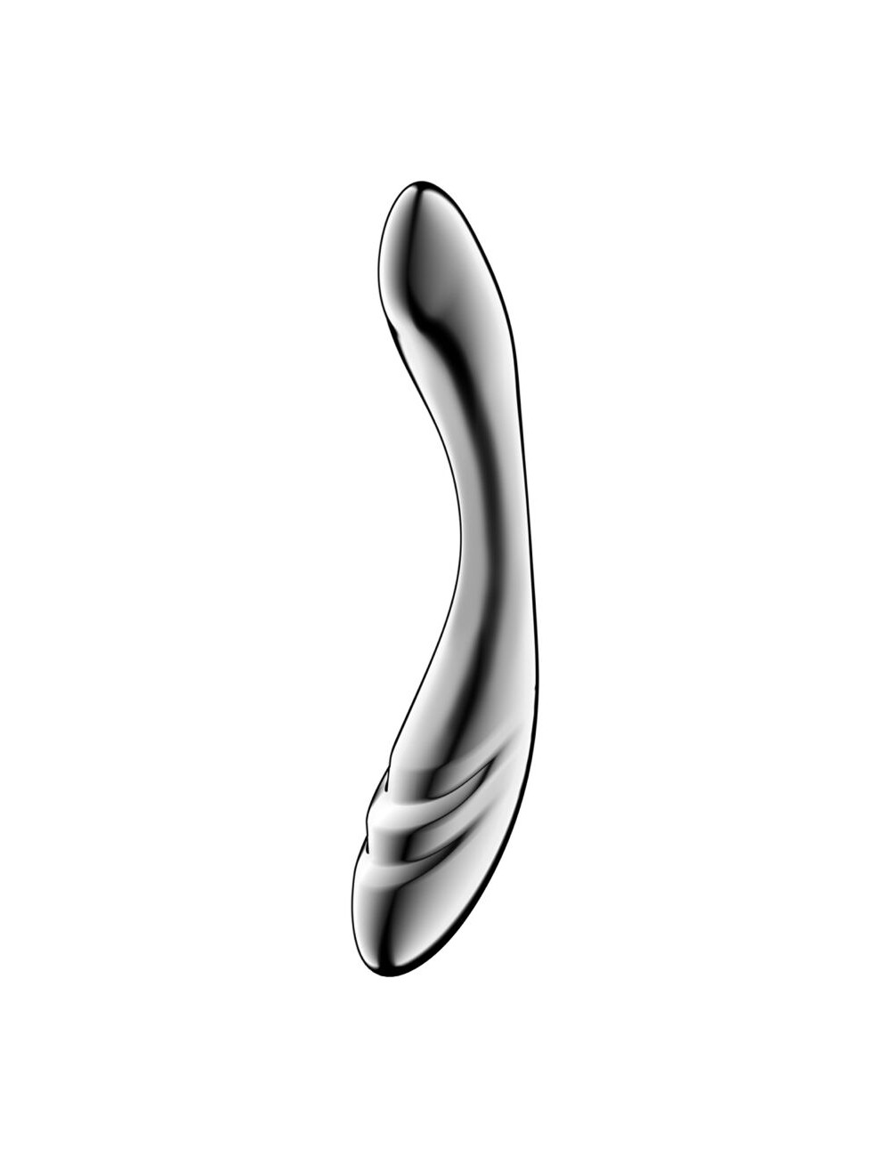 SATISFYER - PURE GRAVITY 3 DILDO DE AÇO INOXIDÁVEL COM DUAS EXTREMIDADES