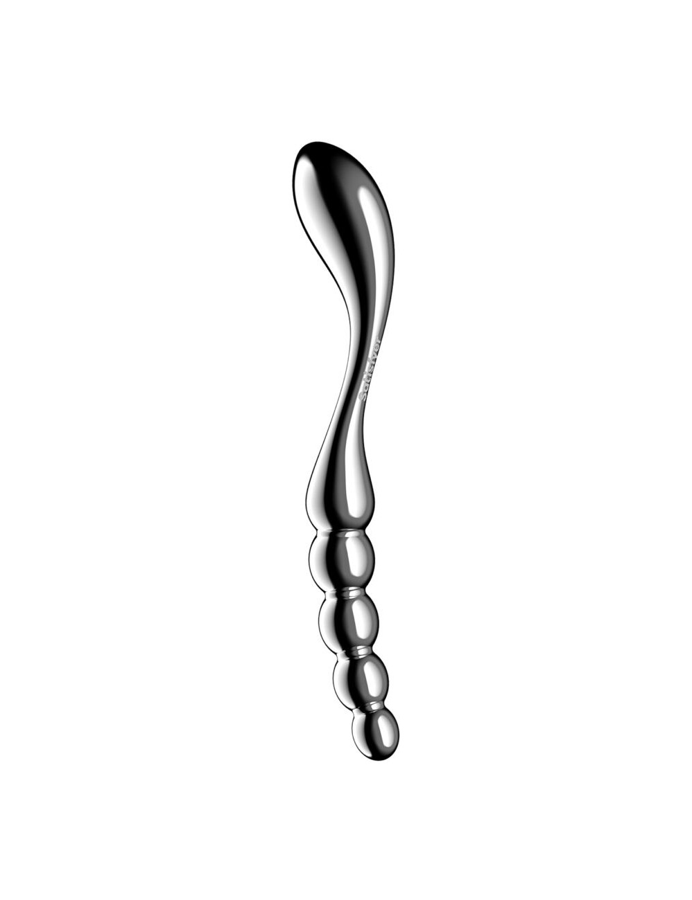 SATISFYER - STAR FORCE 1 DILDO DE AÇO INOXIDÁVEL COM DUAS EXTREMIDADES
