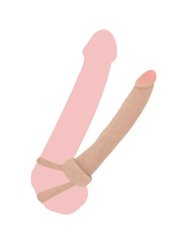 GET REAL - DUPLA CONFUSÃO - PENETRADOR ANAL DE SILICONE 16 CM